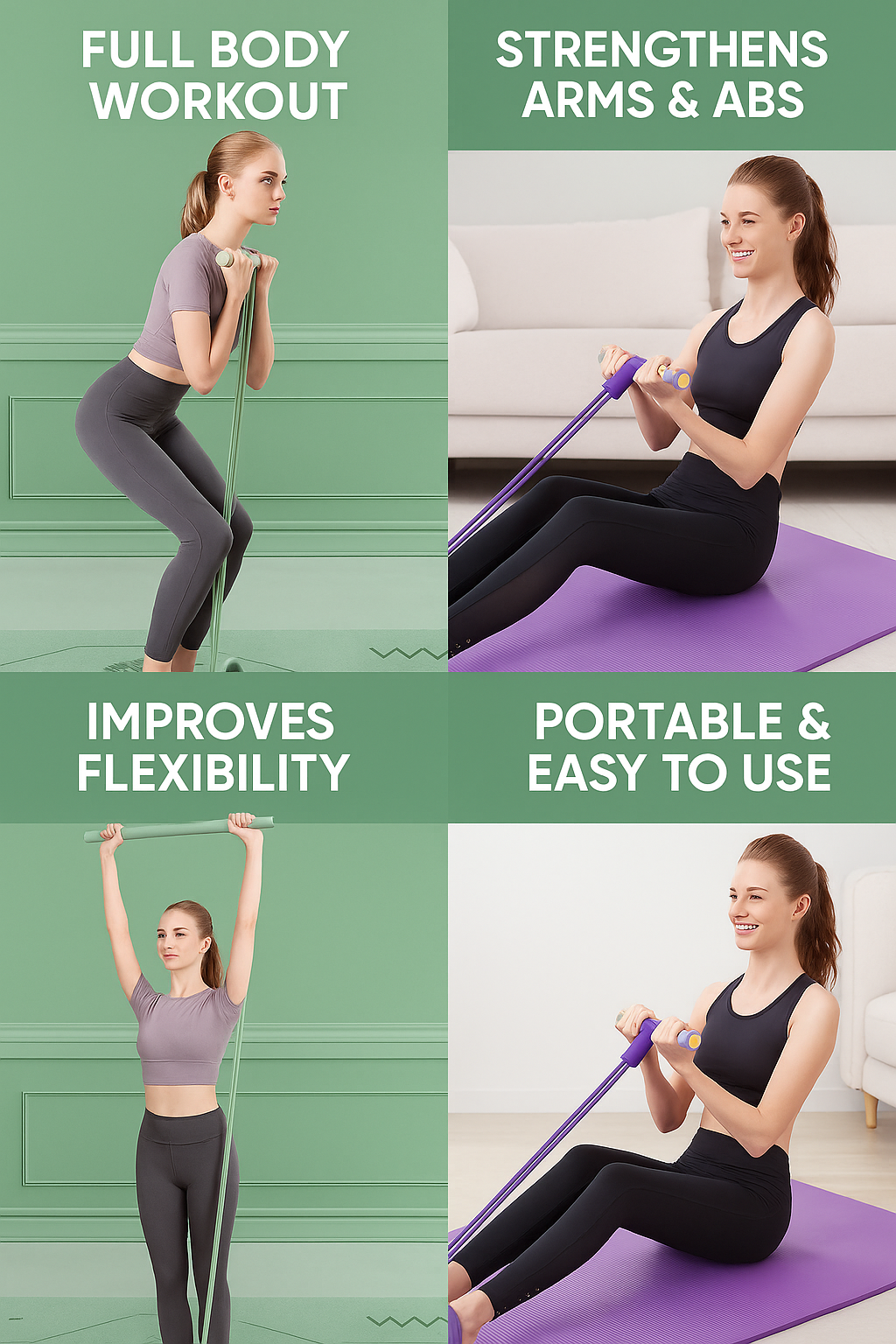 Yoga Pedal Puller Resistance Band Fitness Equipment