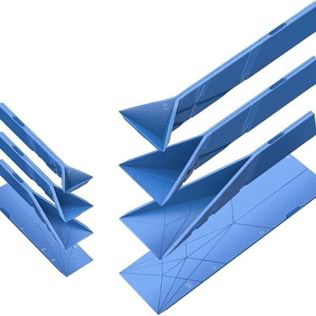 Kitchen Folding Flat Three-in-one Measuring Spoon Tool